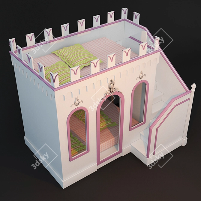 Girl's Dream House 3D model image 1