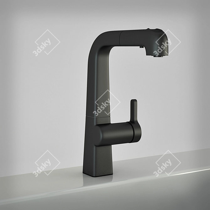 Kohler K-6331 Chrome Faucet: Elegant and Durable 3D model image 2