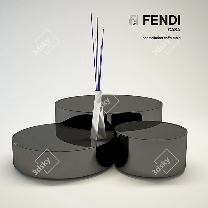 Fendi Celestial Coffee Table 3D model image 1