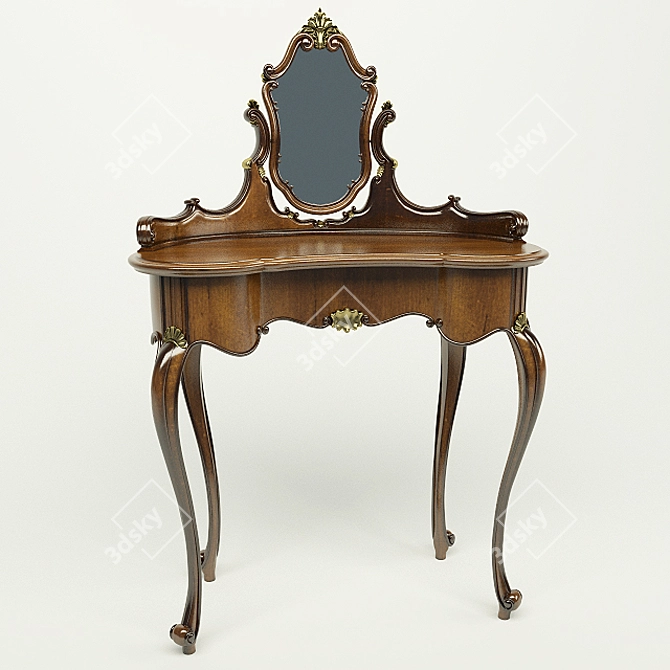 Exquisite Italian Design Dresser 3D model image 1