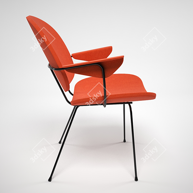 WH Gispen 202 Chair - Modern Elegance 3D model image 1