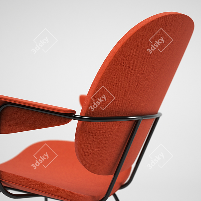 WH Gispen 202 Chair - Modern Elegance 3D model image 2