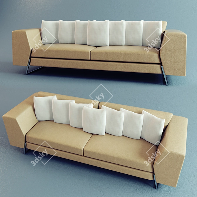 ARDEN Twin-Single Bed 3D model image 1