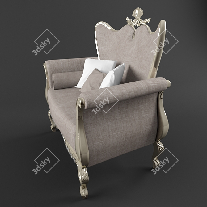 ErgoComfort BF Chair 3D model image 2