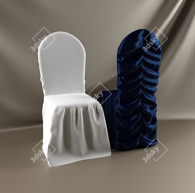 Elegant Banquet Chair: Versatile Design & Premium Materials 3D model image 1