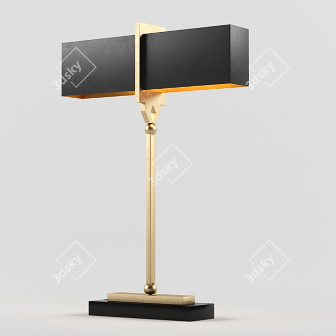 Contemporary Apropos Table Lamp 3D model image 1