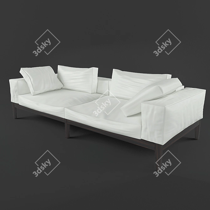 Elevate Your Mood | Moodie Sofa 3D model image 1