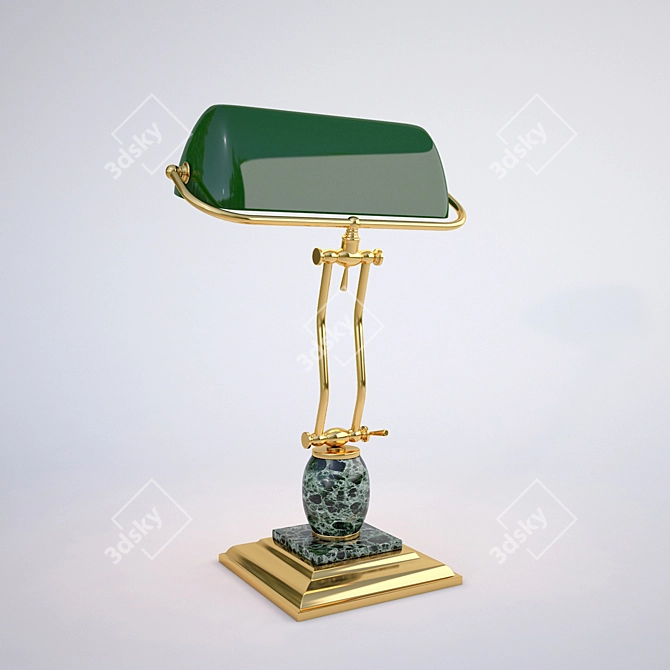 Antique Protege Table Lamp 3D model image 2