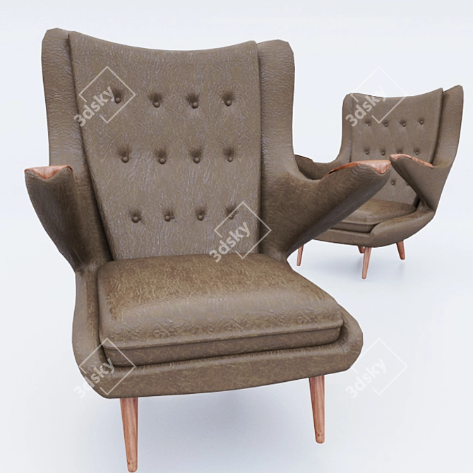 Title: Danish Guru's Papa Bear Chair 3D model image 1