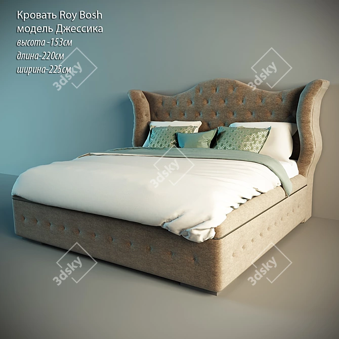 Jessica Bed: Roy Bosh's Finest 3D model image 1