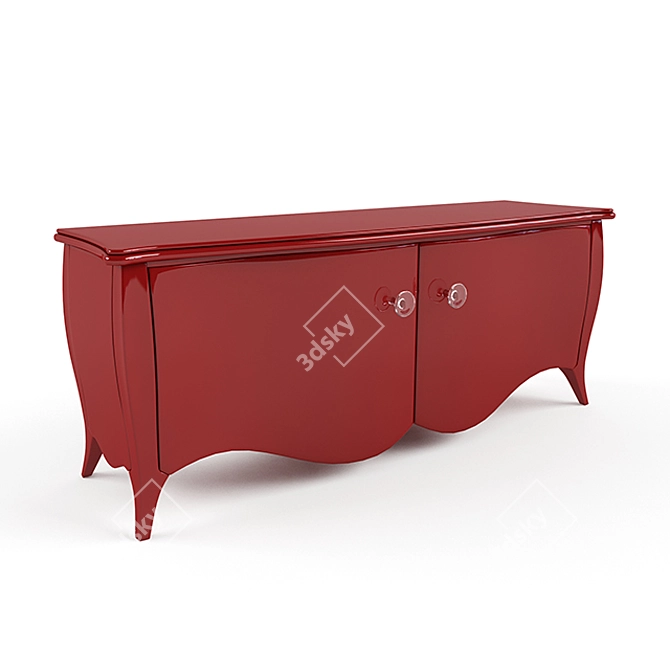 Elegant Versailles Sideboard - ZontaMobili 3D model image 1