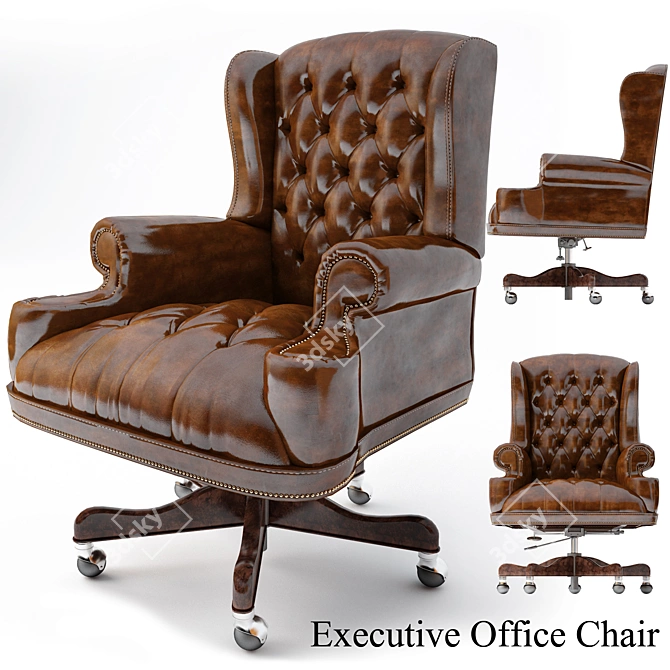 Thomasville Executive Office Chair 3D model image 1
