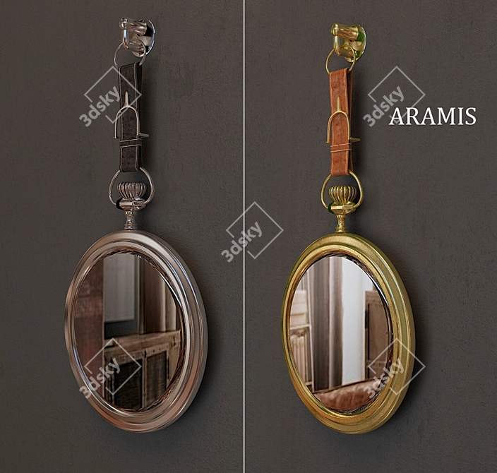 Stylish room mirrors - Parsival & Aramis 3D model image 3