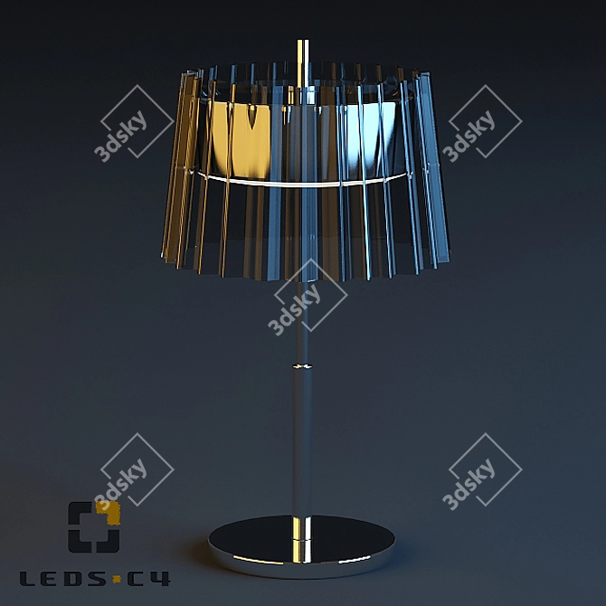 Modern LEDS.C4 IRIS Table Lamp 3D model image 1