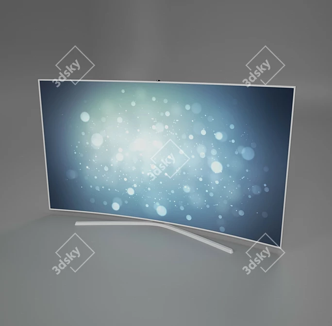 Samsung SUHD TV: Immersive Curved Display 3D model image 1