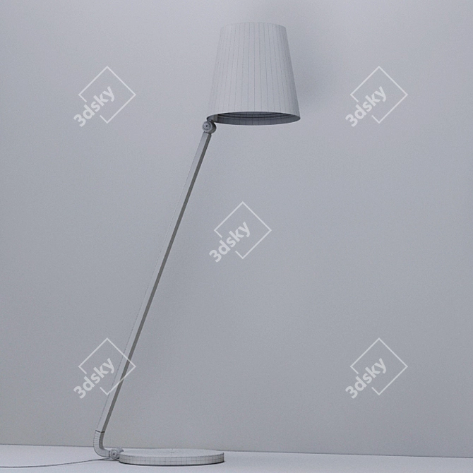 Modern LED Floor Lamp - EMY 3D model image 3