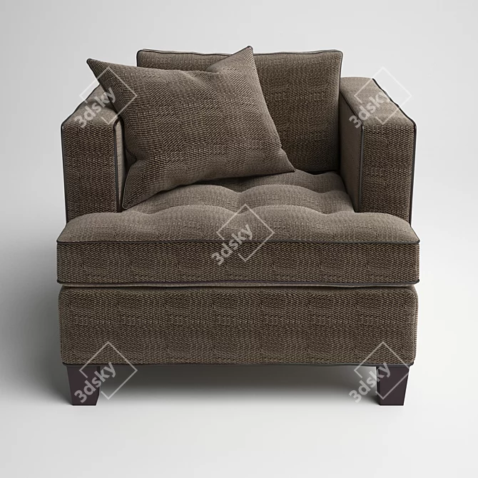 Ralph Lauren Temple Club Chair 3D model image 1