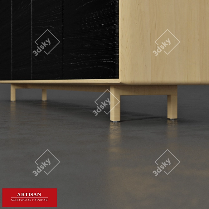 Invito Artisan Highboard 3D model image 2