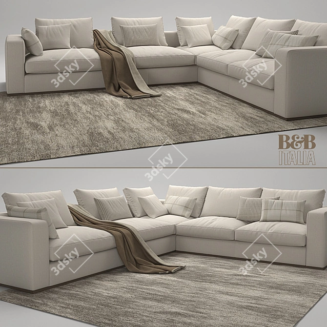 MAXALTO B&B Italia Omnia Sofa 3D model image 1