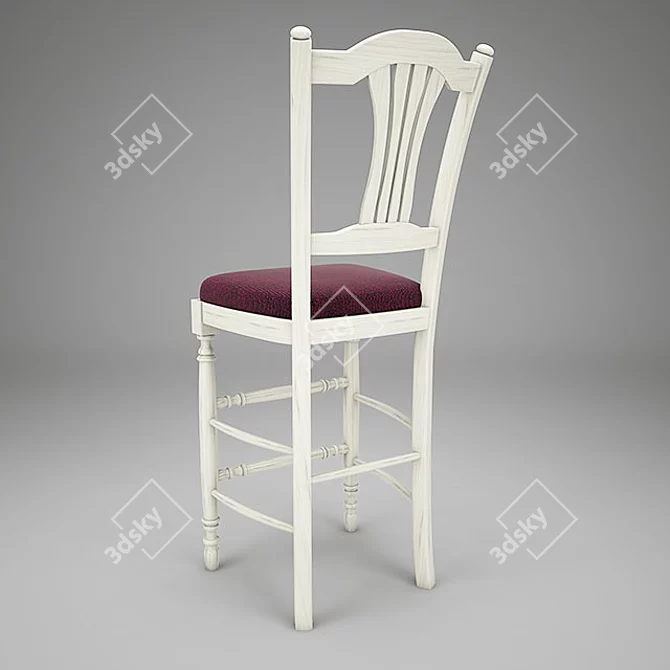 Elegant Mobexpert Bar Chair 3D model image 3