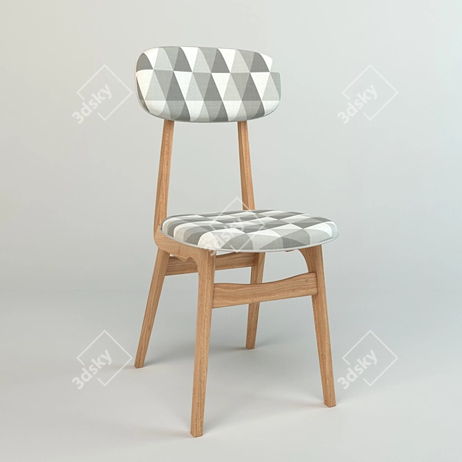 Elegant Deco Chair: Stylish and Versatile 3D model image 1