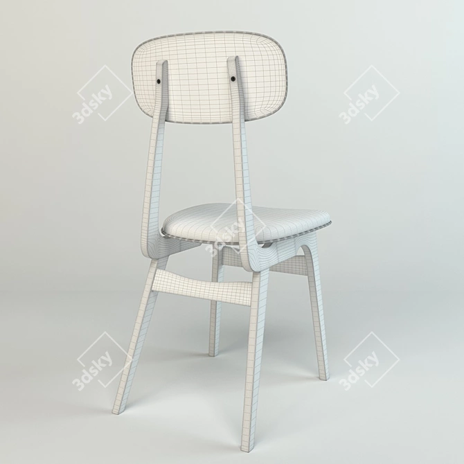 Elegant Deco Chair: Stylish and Versatile 3D model image 3