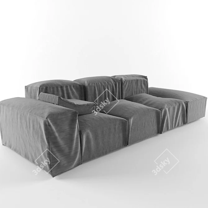 Elegant Bonaldo Sofa: Comfort Redefined 3D model image 1