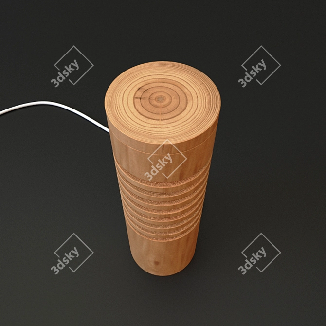 Handcrafted Decorative Lamp 3D model image 2