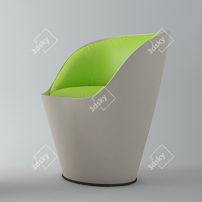 ComfortPlus Seating Chair 3D model image 2