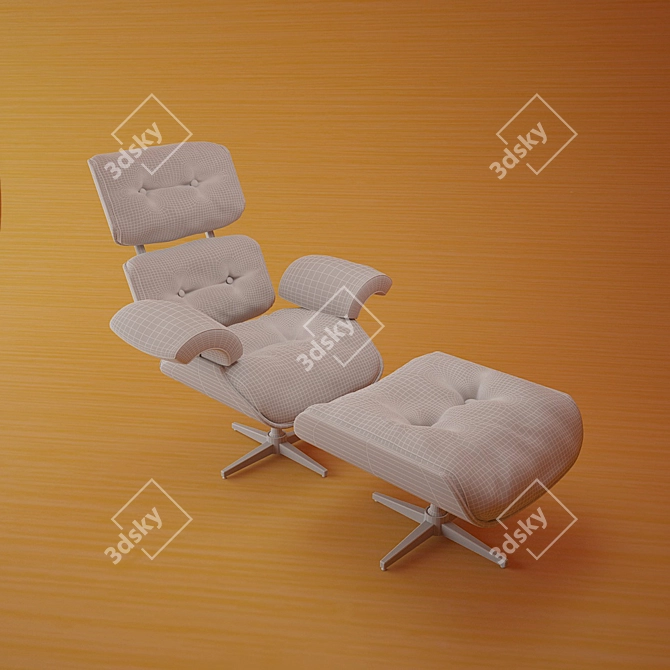 ErgoMax Computer Chair 3D model image 2
