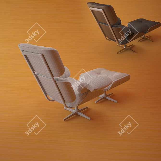 ErgoMax Computer Chair 3D model image 3