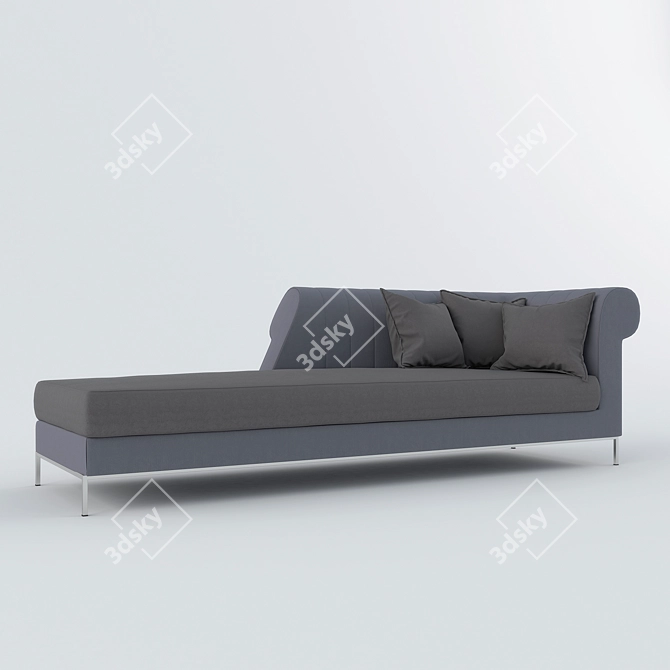 Elegant Busnelli Sofa 3D model image 1