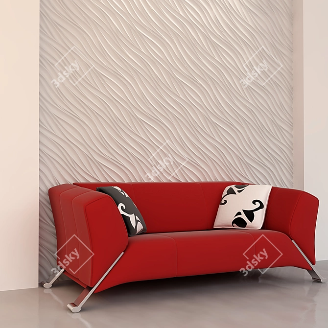 Harmony 3D Wall Panel 3D model image 3