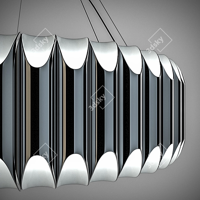 Delightful Galliano Pendant Light 3D model image 2