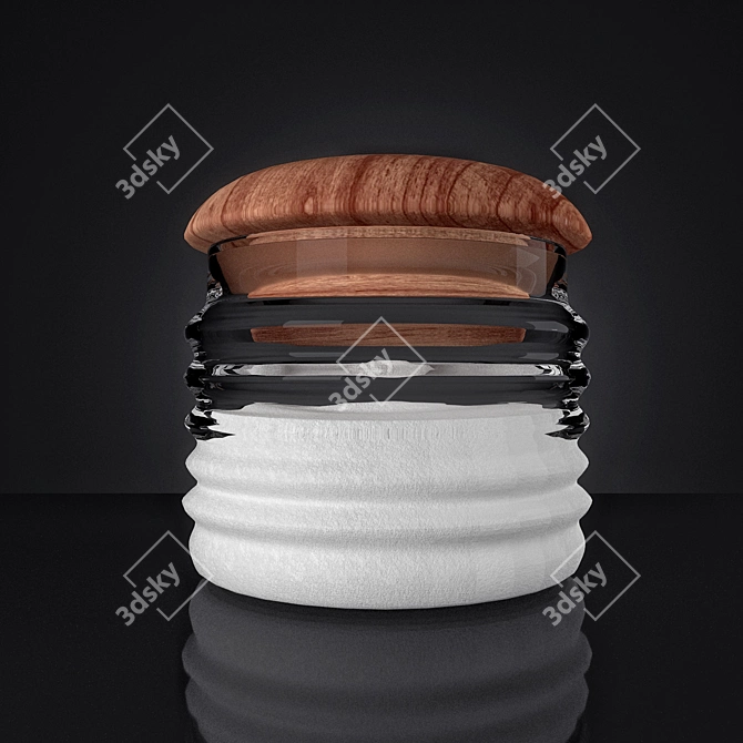 Elegant Salt Cellar with Corona Render 3D model image 1