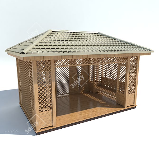 Garden Haven Arbour 3D model image 2