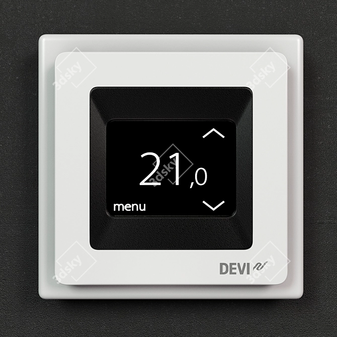 Smart Touch Thermostat - DEVIreg Touch 3D model image 1