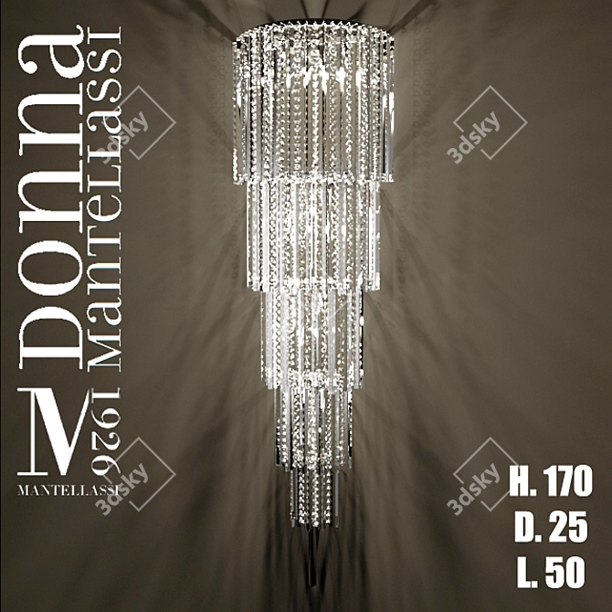 Elegant Mantellassi Sconces 3D model image 1