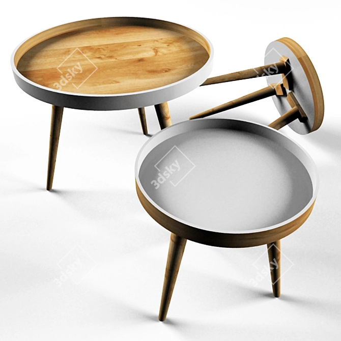 Elegant Limbo Table 3D model image 2