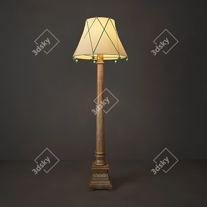 Grange T-001: Vintage Lamp by Alice House 3D model image 1