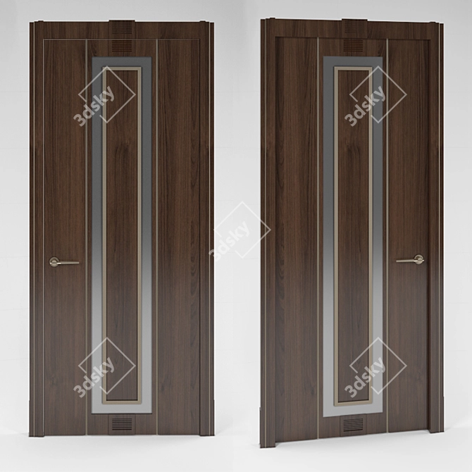 Elegant Entryway Door - Superior Quality 3D model image 1