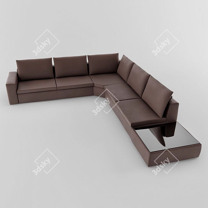 Elegant Comfort: Bontempi Divani 3D model image 2