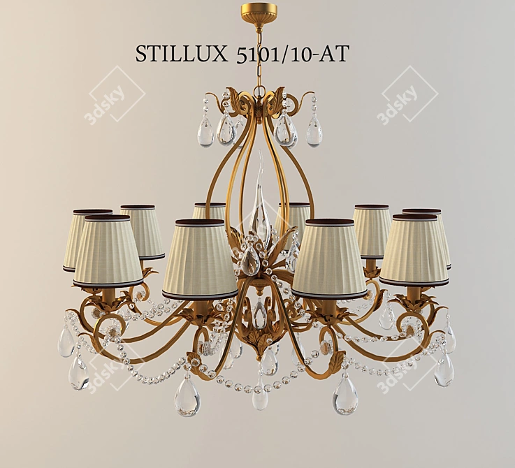 STILLUX 5101 - Elegant Illumination for Any Space 3D model image 1