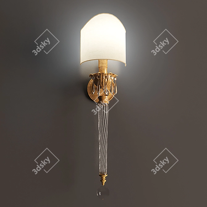 Noblesse Classic Wall Sconce 3D model image 1