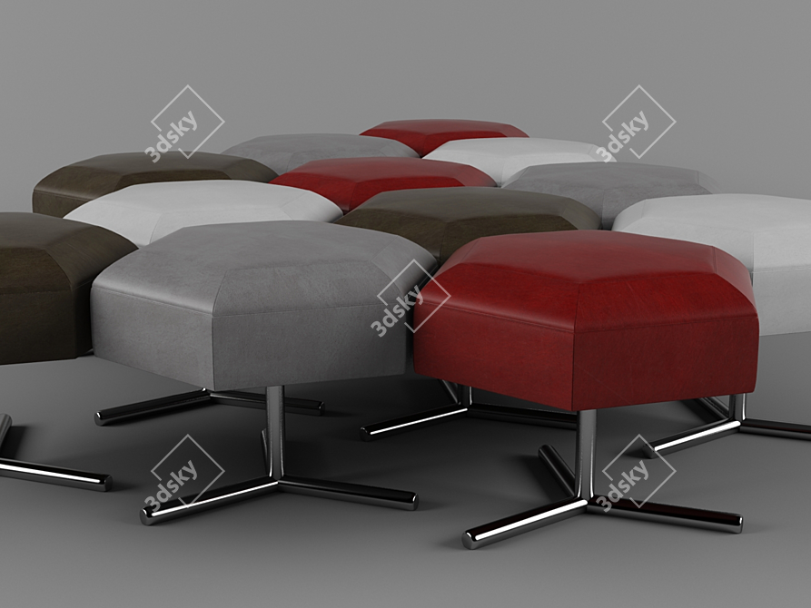 Defender Ottoman: Endless Configurations 3D model image 2