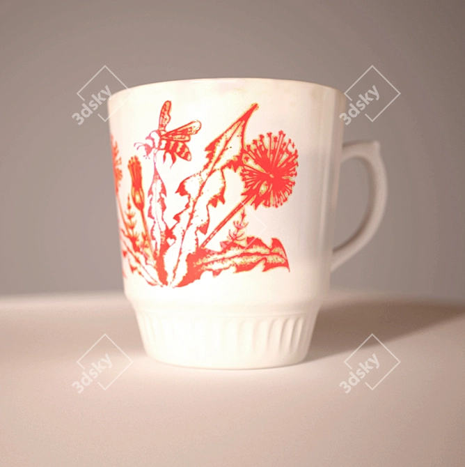 Title: Classic Kitchen Cup 3D model image 1