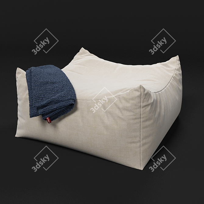 Comfy Bag Chair: Unwind and Relax! 3D model image 1