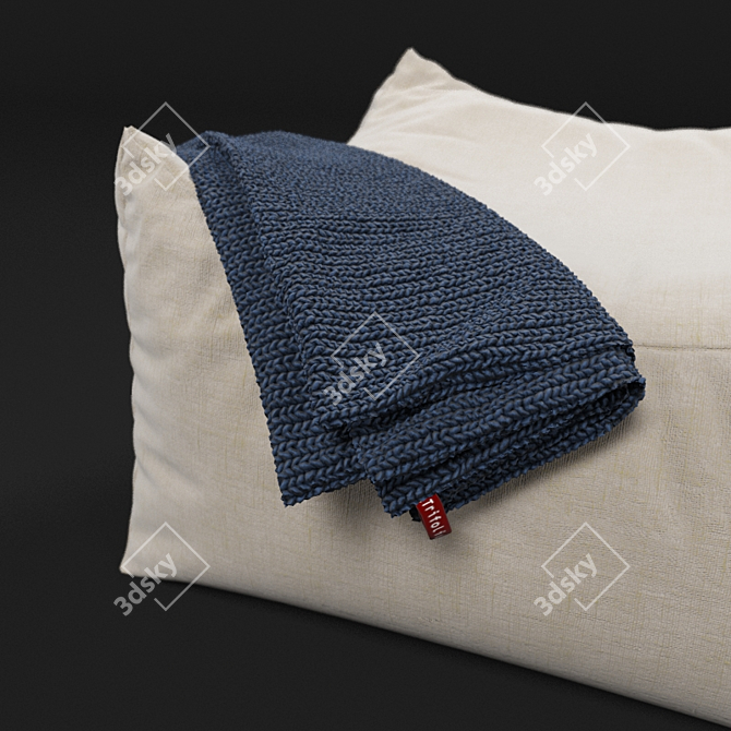 Comfy Bag Chair: Unwind and Relax! 3D model image 3