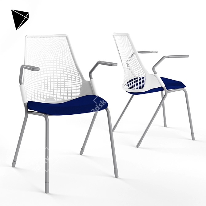 Sustainable Comfort: HermanMiller Sayl 3D model image 1