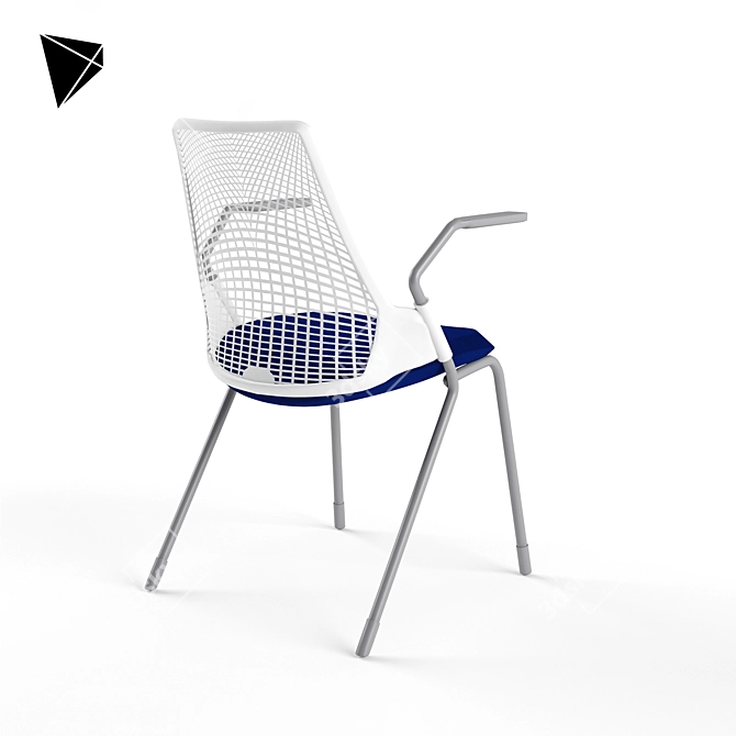 Sustainable Comfort: HermanMiller Sayl 3D model image 3